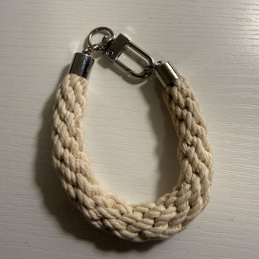 Urban Outfitters Cream Braided Bracelet
